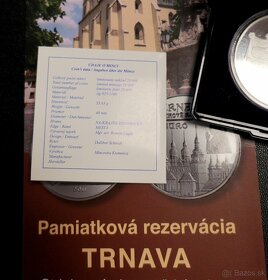 20 euro, Trnava, PROOF, striebro, Slovensko - 4