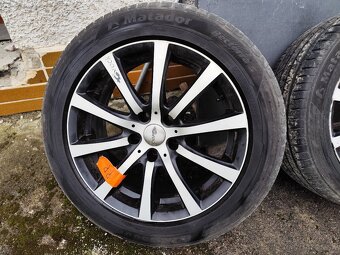 Predám alu disky Brock B24 7.5Jx17 ET35, 5x112 + Matador Hec - 4