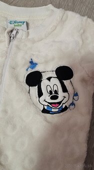 Mickey (Disney) biely prechodný overal pre bábätko - č.68 - 4