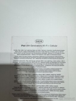 iPad 9. generácie  Wi-Fi + Cellular, 64 GB - 4