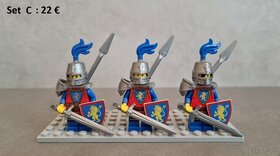 LEGO LIONS KNIGHT minifigúrky, vojsko, kone - 4