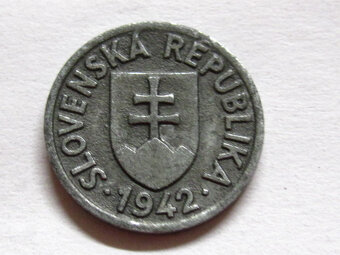 5 halier 1942 Slovenský štát - TOP stav - 4