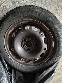 185/60/ R14 zimné pneu matador ,rozteč 5x100 - 4