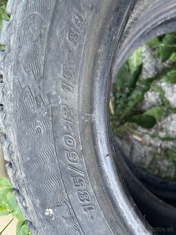 Predam 2ks pneumatiky 185/60r15 vhodne na prívesný vozík - 4