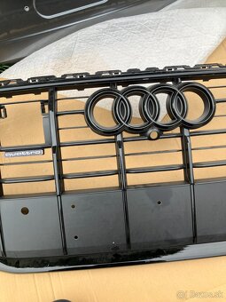 maska mrizka grill audi q7 20- cerna - 4
