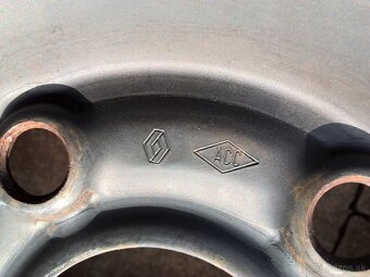 Originál plechové disky 5x114,3 RENAULT FLUENCE 6,5Jx15 ET43 - 4