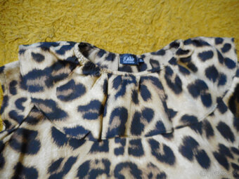 dievčenský top s leopardím vzorom 140cm - 4