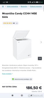 Truhlicova mraznička Candy CCHH 145E - 4