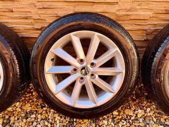 Komplet sadu alu Škoda HELIX 5x112 205/55 R16. - 4