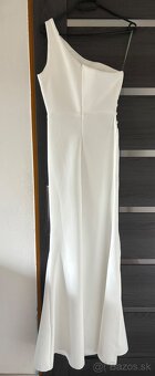 Biele priliehavé šaty 36/S - 4