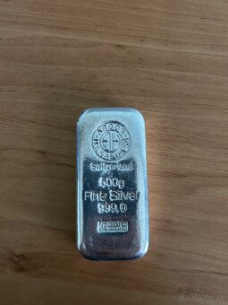 strieborné tehličky 500g a 250g - 4