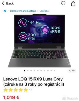Lenovo LOQ 15IRX9 Luna Grey - 4