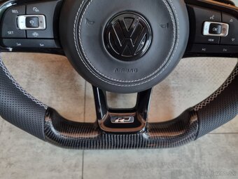 VOLANT VOLKSWAGEN R RLINE GTI - KOZA / KARBÓN - 4