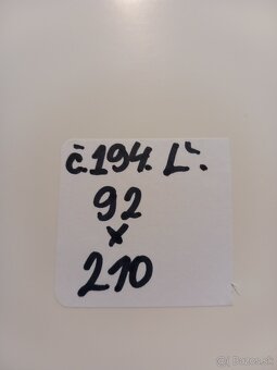 Plastové dvere č.194. 92x210cm L - 4