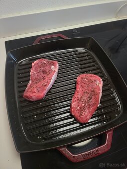 Liatinový gril panvica Staub 33 x 33cm - 4