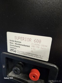 HECO Superior 600 hifi reproduktory - 4