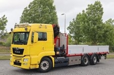 9890 MAN TGS 26.500 - 6x2 – Valník + HR-HMF 2820 K6 – EURO 6 - 4