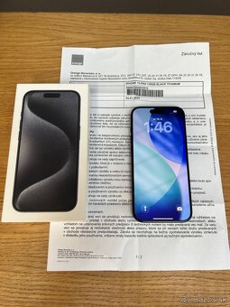 Predám iPhone 15 PRO 128GB, TOP stav, ZARUKA, VOLNY - 4