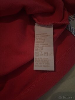 Rúžové tričko Tommy Hilfiger - 4