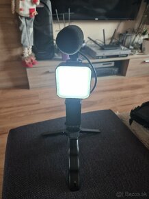 Set statív, mikrofón a svetlo - 4