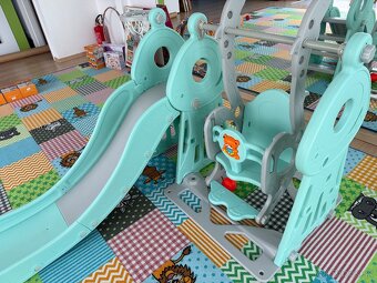 Detská šmykľavka s hojdačkou - 4