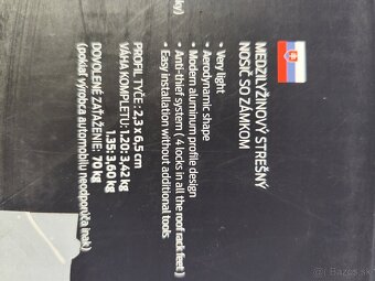 Strešný nosič so zámkom Aguri Runner II - 4