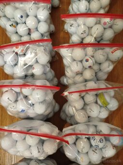 Predám 1000ks použitých golfových lopticiek - 4