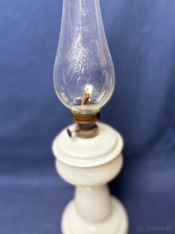 Stara stolná petrolejová lampa s cylindrom V48cm - 4