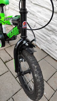 Detský bicykel Volare Sportivo Green Black 14" +pom.koliesk - 4