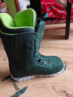 Burton moto zelené snowboardové topánky - 4