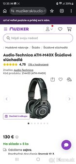 Studiove sluchadla AUDIO TECHNICA - 4