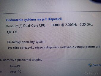 predám notebook ASUS K50I , WINDOWS 7 , NVIDIA GT320M - 4
