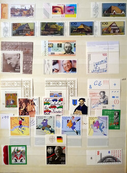 Predám poštové známky DEUTSCHLAND čisté 1990 - 2000 - 4