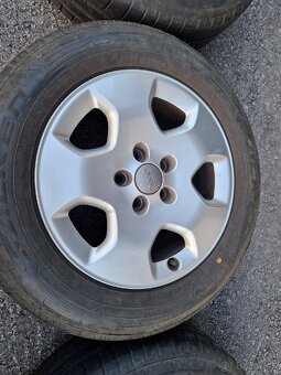 Audi Disky R15, 6J, ET38, 5x100, letné pneu 205/60 r15 - 4