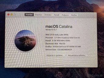 Predám iMac 21,5 late 2012 - 4