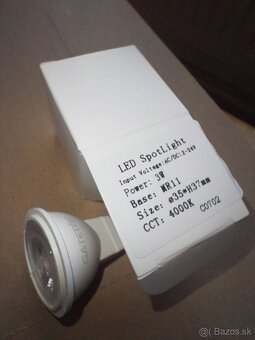 Led žiarovky MR11 - 4