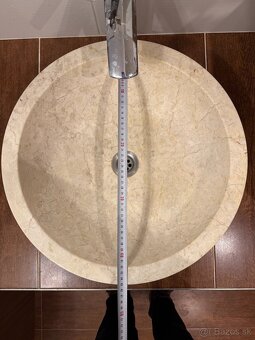Luxusne kamenne umyvadlo do kupelne (45 cm) - 4