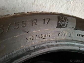 215/55 r17 zimné pneumatiky Michelin - 4