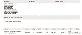 Kuchynský stôl - 4
