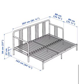 Rozkladacia postel + matrace - 4