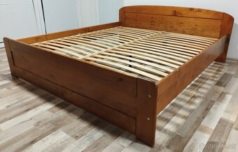 drevena manzelska postel 180x200 cm - 4