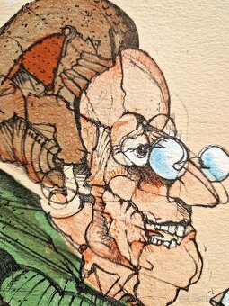 Simon Dittrich (Litografia), karikatúrny expresionizmus - 4
