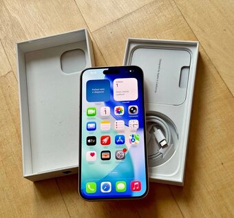 iPhone 15 Pink BATERIE 100% TOP - 4