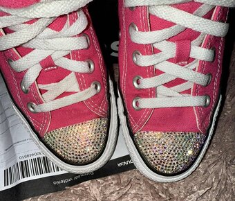 converse barbie swarovski original stylove luxusne tenisky - 4