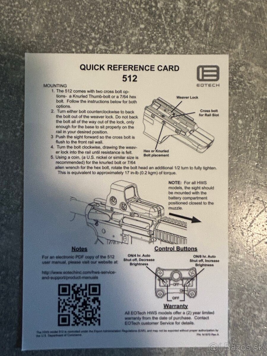 Eotech 512 kolimator - 5