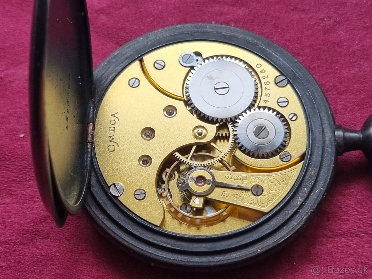 Vreckové hodinky,Omega,brunír. - 5