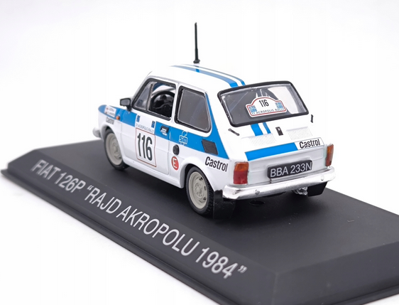 Fiat 126 + Niewiadow N250C 1:43 colorfull - 5