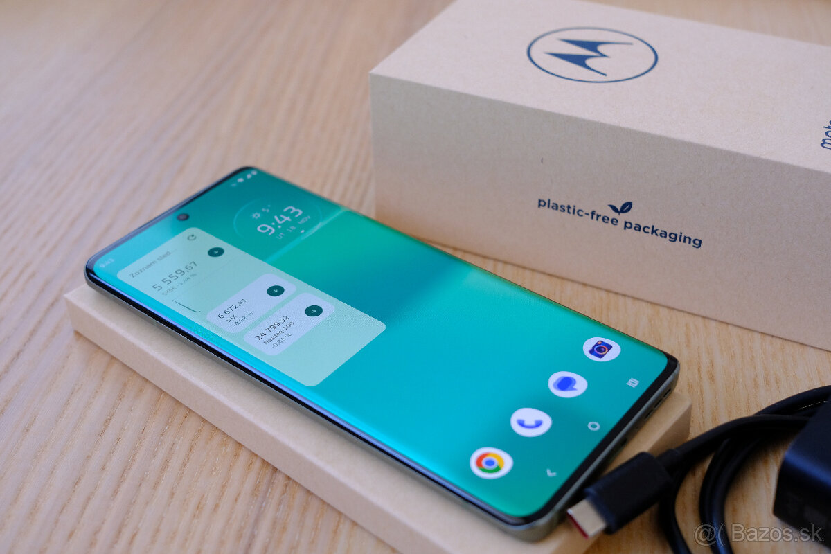 Predám mobil Motorola Edge 40 zeleny - TOP STAV - 5