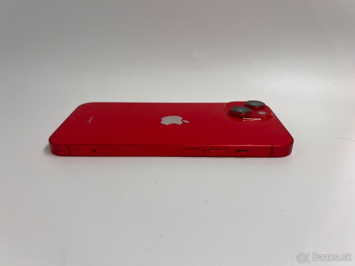 IPHONE 14 RED 128GB ZÁRUKA - STAV AKO NOVÝ - 5