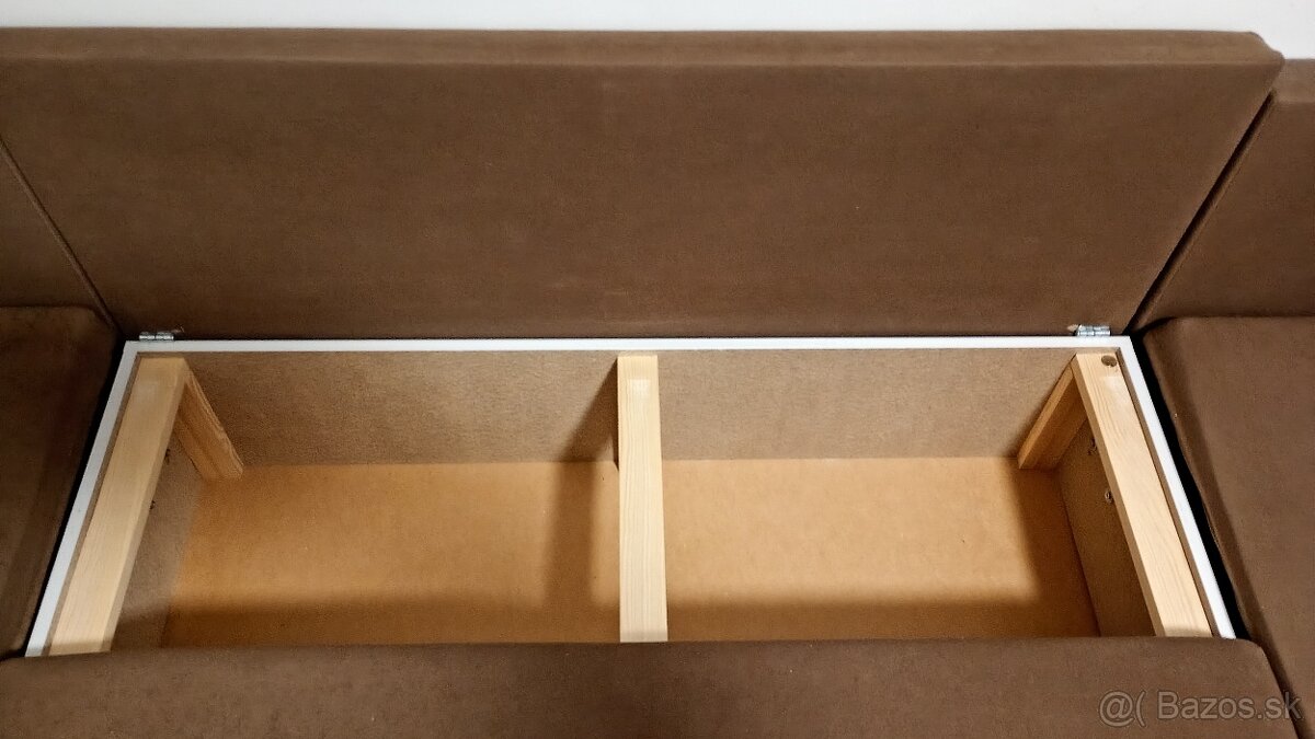 Predám rohovú rozkladaciu sedačku do tvaru U – ako nová - 5